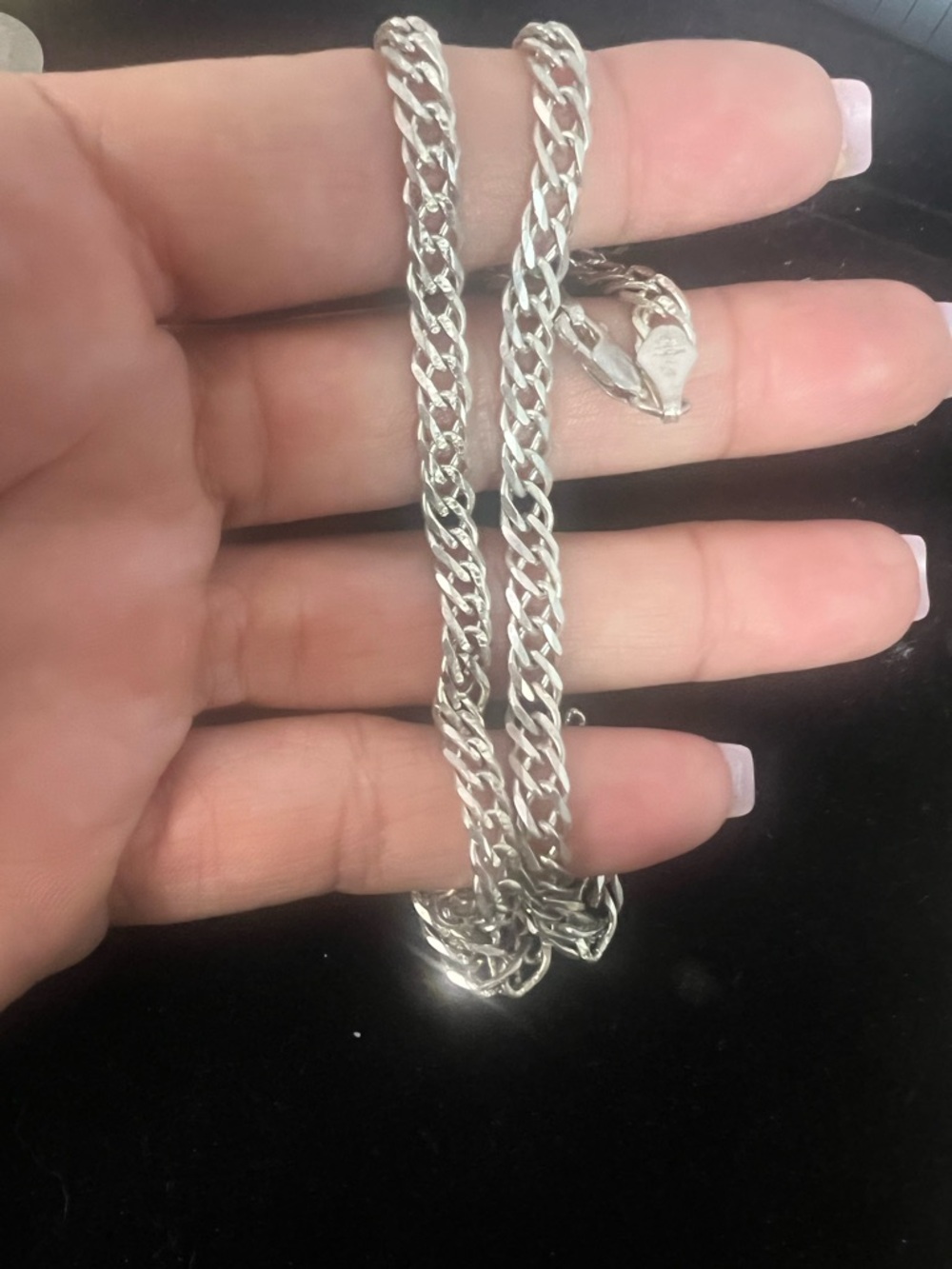 925 STERLING SILVER SIGNED NECKLACE / CHAIN